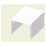 KOPOS 8931 HB Cable Duct Endpiece 1Piece White for LHD 30x25 RAL 9003