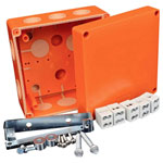 KOPOS KSK 125_2PO6 Cable Splitter 126x126x77mm Orange IP66 Fire-Safe