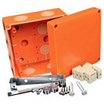 KOPOS KSK 125_DPO Cable Splitter IP66 126x126x77mm Orange Fire Safe