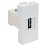 KOPOS QD 45X22.5-USB_HB Inset IT Module 22.5mm x 45mm White 1Piece