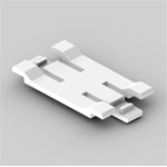 KOPOS RLH 60x40_HB Spacer 60x40mm White For Low Voltage Cables