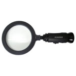 Kunzer 7LL01 Handheld Magnifier LED Lighting 90mm Diameter Black