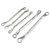 Kunzer 7SLS05 Double-ended Box Wrench Set, 6-15mm, Double-Ring Spanner