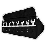 Kunzer 7SLS08 Crowfoot Wrench 5.5-24mm Double-Ended Thin Design