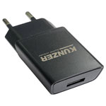 Kunzer 7USBL230 Plug-In Mains PSU 5V 2000mA for Lamps, Phones, Tablets