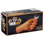 Kunzer TIGER GRIP XL 90 Nitrile Gloves XL, High Grip, Safety Orange, Durable