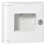 Legrand 038056 Key Cabinet 125x125x45mm Plastic White IP44 IK07 Signal Contact