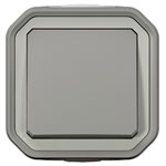 Legrand 069711L Plexo Wet Room Switch Grey IP55 IK08 10AX SL Terminals