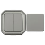 Legrand 069719L Plexo Switch Grey IP55 IK08 10AX Toggle/Button