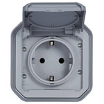 Legrand Plexo 069730L Wet Room Switch Grey IP44 IK08 Protection
