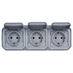 Legrand 069743L Plexo Wet Room Switch IP44 IK07 Grey Surface Mount