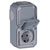 Legrand 069744L Plexo Wet Room Switch IP44 Grey 2-Way Pre-Wired Socket