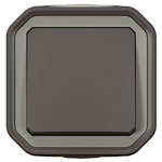 Legrand 069761L Plexo Wet Room Switch 10AX IP55 Anthracite IK08