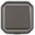 Legrand 069761L Plexo Wet Room Switch 10AX IP55 Anthracite IK08
