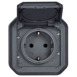 Legrand 069799L Plexo Surface Socket Anthracite IP44 Increased Protection