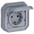 Legrand 069833L Plexo Socket IP44 IK08 Grey Screw Terminals