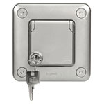 Legrand 077839 Soliroc Socket SCHUKO Chrome 250V IP55 Halogen-Free