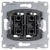 Legrand 765005 SEANO Switch Black 10 AX Plug-in Terminals LED-Ready