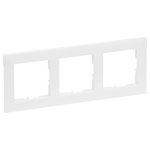 Legrand 765173 Seano Frame Faceplate Ultra White 3-Way 87x229mm