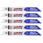 LENOX 20562610R BIM Saber Saw Blade 152mm Universal, 5 pieces