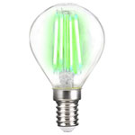 LightMe LM85312 LED Filament Lamp Teardrop Green E14 4W 1 piece Indoor Use