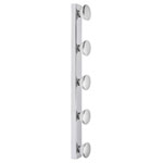 LightMe LM85645 Aqua Hollywood LED Wall Light 24.5W Monochrome Silver