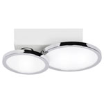LightMe LM85654 LED Ceiling Light 16W Chrome Monochrome GU10 2Pieces