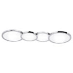 LightMe LM85655 LED Ceiling Light 32W Chrome GU10 4 Pieces