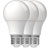 LightMe LM85916 LED 3 Pack 8.8W E-27 Pear Shape Warm White