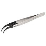 Lindström TL 7CFR-SA ESD Tweezers Flat/Curved 130 mm 1 piece