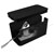 LogiLink KAB0060 Cable Casing Plastic Black Tidy Up Cables Easily