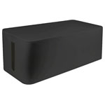 LogiLink KAB0062 Cable Casing Large Black Plastic Keeps Cables Tidy