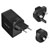 LogiLink PA0302 Travel Adapter USB Fast Charging US/AU/UK/EU Plugs