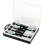 LogiLink WZ0020 Screwdriver Set: 6 Pieces, T5-T7, Slot, Kreuz, in Case