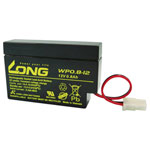 Long WP0.8-12 VRLA Battery 12V 0.8Ah Low Self-Discharge AMP Receptacle