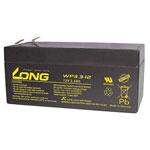 Long WP3.3-12 AGM VRLA Battery 12V 3.3Ah 134x65.5x67mm Blade Terminals