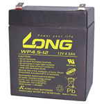 Long WP4.5-12 VRLA AGM Battery 12V 4.5Ah 90x107x70mm Blade Terminals