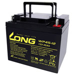 Long WP45-12 AGM Battery 12V 45Ah M6 Connector VDS Certified Maintenance-free