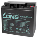 Long WPL18-12SHR VRLA Battery 12V 18Ah AGM Maintenance-Free M5 Connector