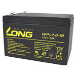 Long WPL7.2-12 AGM Battery 12V 7.2Ah Maintenance-Free Low Self-Discharge