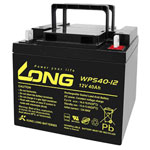 Long WPS40-12 AGM VRLA Battery 12V 40Ah Universal Maintenance-Free