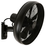 Lucci AIR 213124EU The Breeze Wall Fan 50W Black Remote Control 41cm