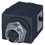Lütze 490105 RJ45 Recessed Socket 4 Pins Straight CAT 5e Ethernet