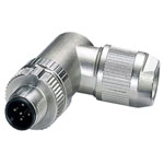 Lütze 490202 Connector M12 Angled 5-Pin A-coded Shielded Plug