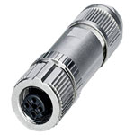 Lütze 490213 Sensor/Actuator Connector 4-Pin M12 Straight Socket