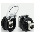 Lütze 493077 RJ45 Recessed Socket 8 pins CAT 6A Shielded PG21