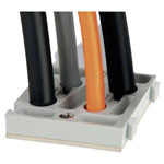 Lütze 600320 Cable Gland PA 6.6 Grey 5Pieces Alignable Auto-Seal Flanges