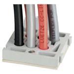 Lütze 600347 Cablefix® Cable Gland PA 6.6 Grey 5 Pieces With Auto Strain Relief