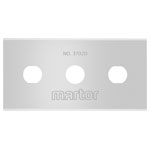 Martor 37020.39 Industrial Blade 4-Way Cutting Edge 250 Pieces Steel