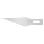 Martor 72.50 Graphics Blade Steel 10 Pieces Sharp 40.3mm x 8.6mm x 0.50mm